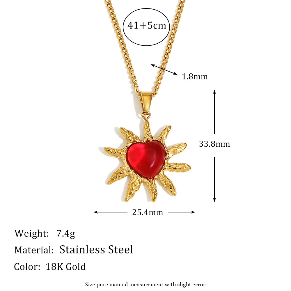 Vintage 18K Gold Plated Stainless Steel Pendant Necklace Women Elegant Zodiac Agate Shell Artificial Pearl Zircon Acrylic Jewelry