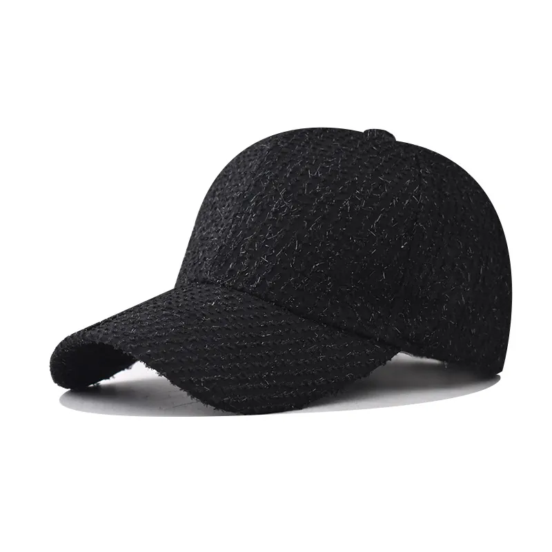 Berretto Da Baseball Testurizzato Semplice Con Raso Lucida Cotone Cinturino Regolabile Chic Casual Unisex Cappello Da Sole All'aperto