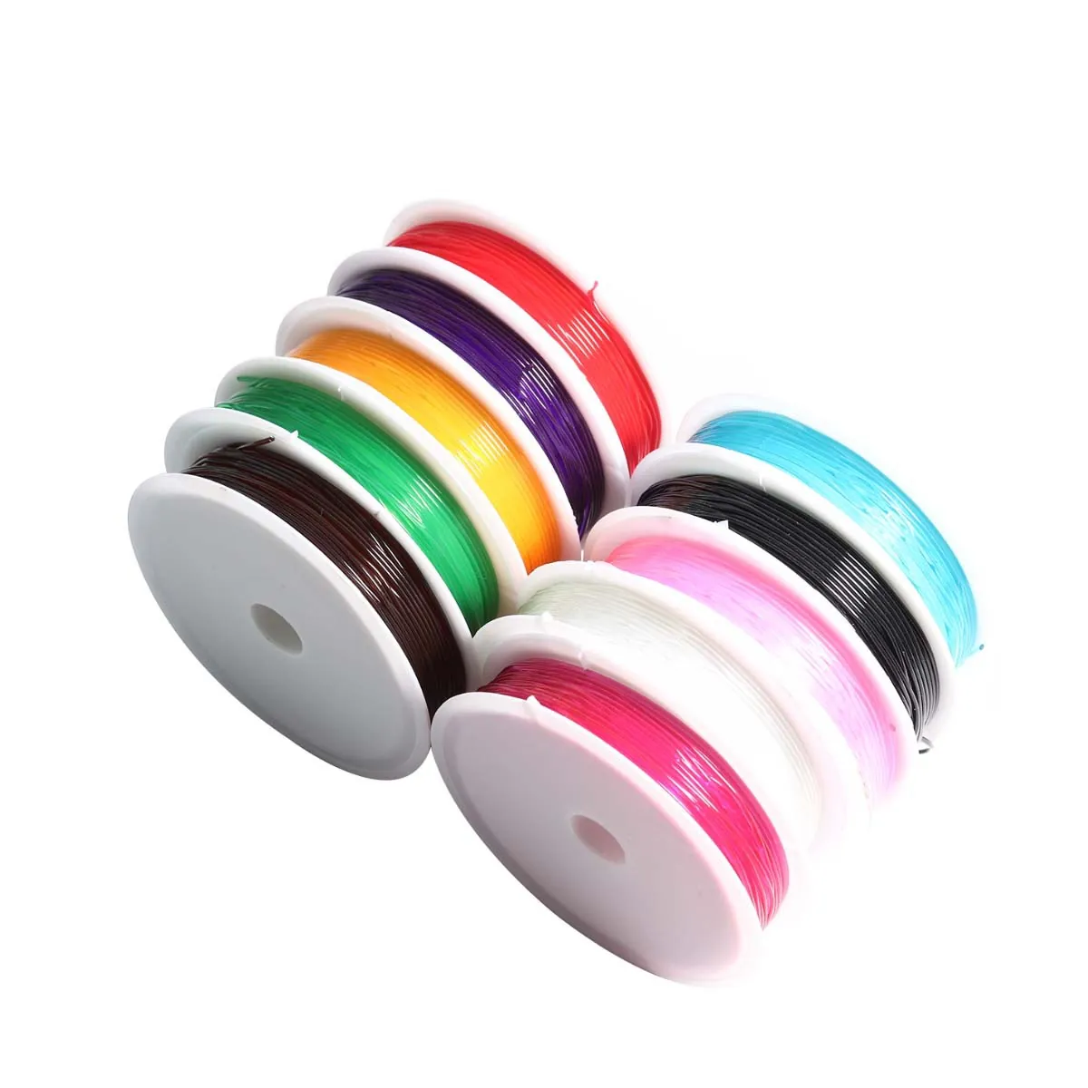 Elastic Crystal String Cord For DIY Jewelry Making Beading Bracelet Necklace Strong Stretchy Polyurethane Colorful