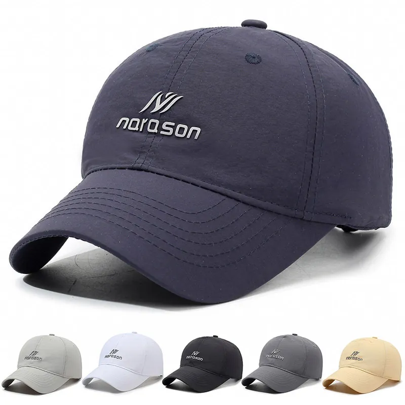 Breathable Quick-Dry Baseball Cap Polyester Sunshade Sporty Adjustable Outdoor Hat For Men Women
