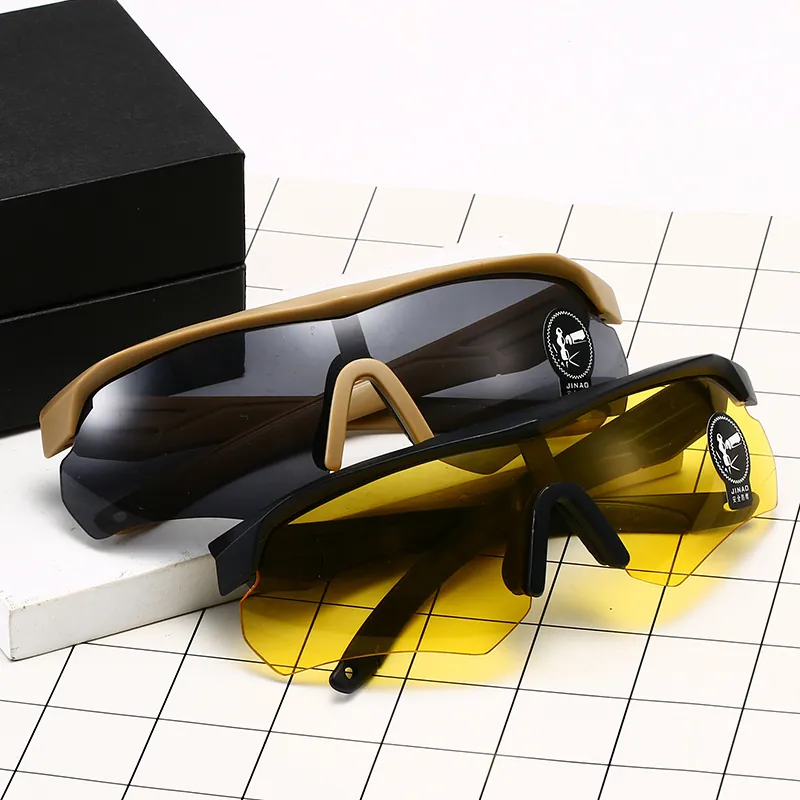 Tactical Sports Sunglasses PC Frame Explosion Proof Anti Impact Windproof For Outdoor Cycling Shooting CS Military Style