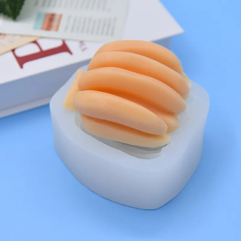 Bananenbündel Silikon Kuchenform DIY Backwerkzeug Für Fondant Schokolade Seife Kerze