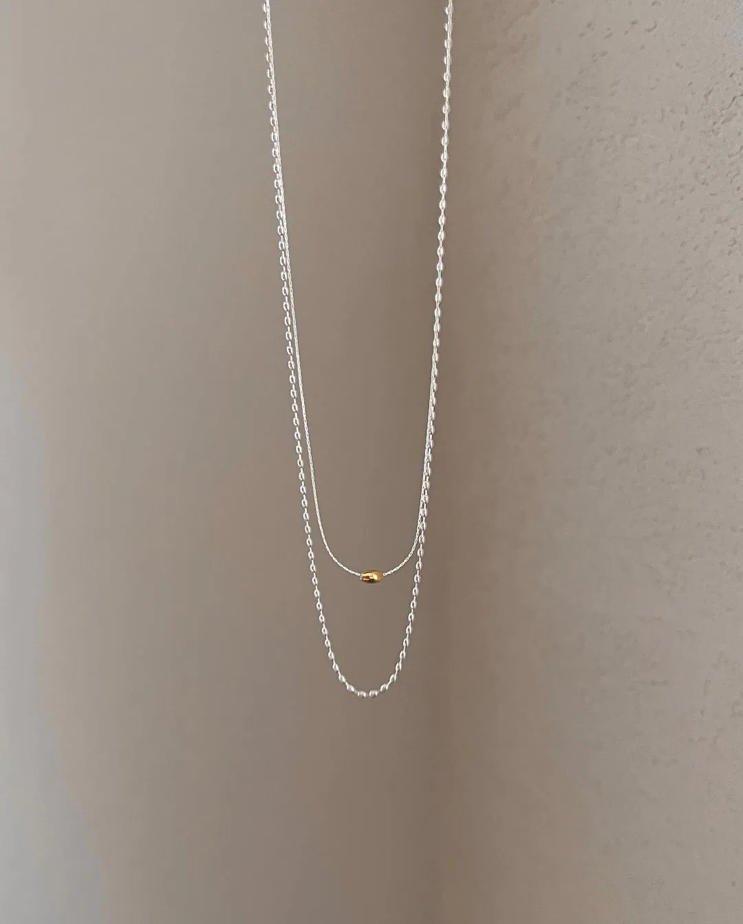 Collar Minimalista Italiano de Plata de Ley 925 para Mujer Cadena de Clavícula de Olivo de Lujo Ligero Joyería Simple de Regalo