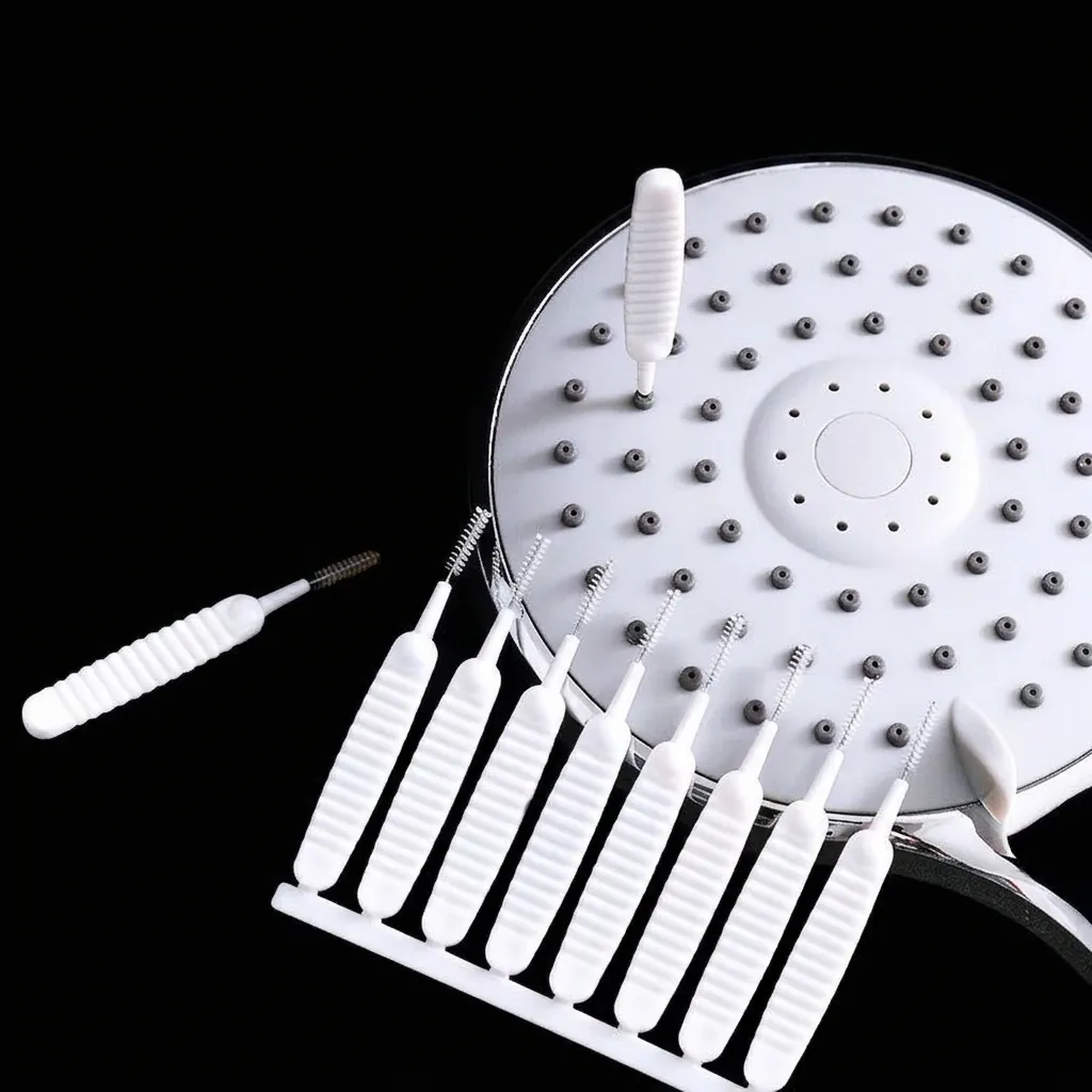Brosse De Nettoyage Pour Trous De Douche Petites Brosses Pour Fentes Anti-colmatage Multifonctionnel Poils Nylon Acier Inox