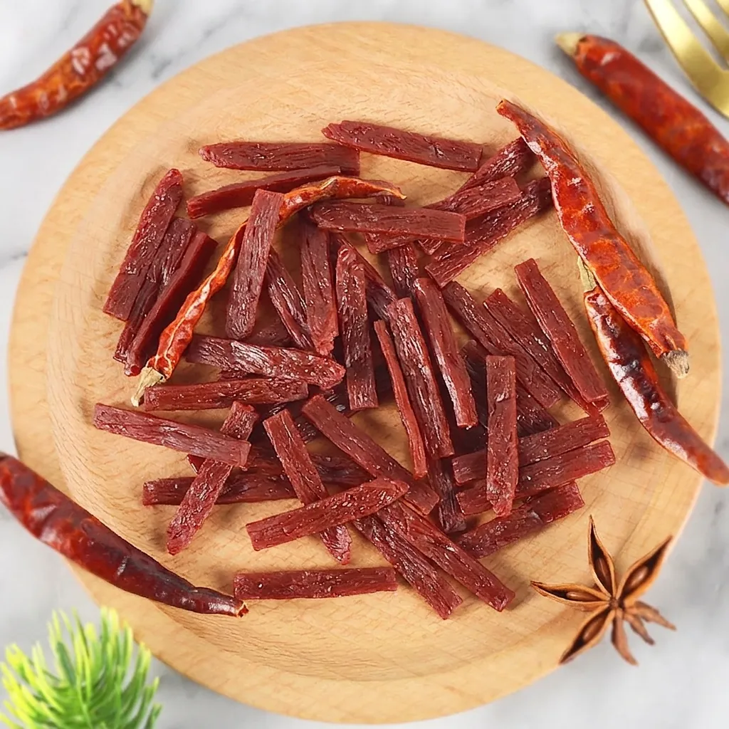 Miniature PVC Beef Jerky Model Realistic Simulation Food Beef Shreds Dollhouse Accessories DIY Craft Photography Props Decoration
