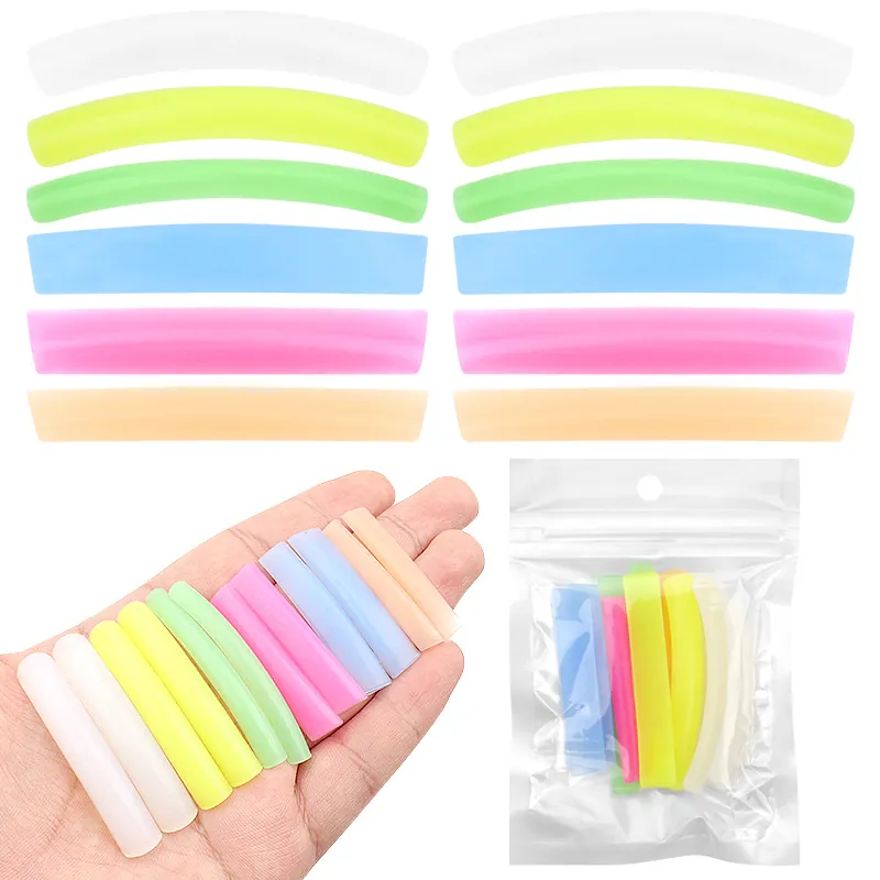 Coussinets De Permanente Des Cils En Silicone Arc-en-ciel Bandes De Rehaussement Outils Auxiliaires De Maquillage Souples