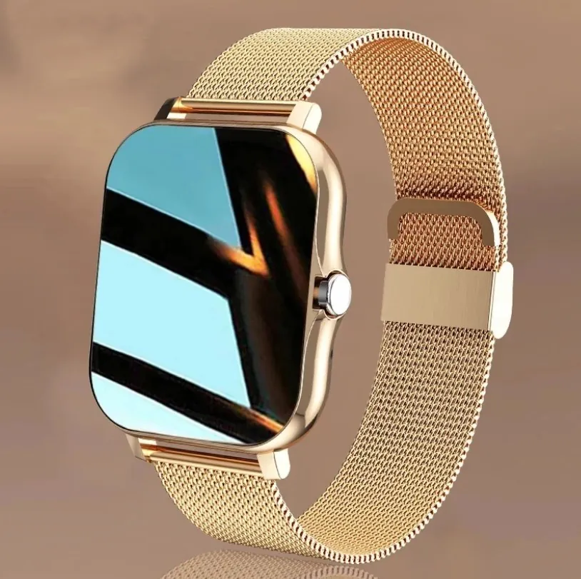 Smart Watch Bluetooth Call Heart Rate Sleep Monitor Waterproof Fitness Tracker Touch Screen Alloy Case For Men Women