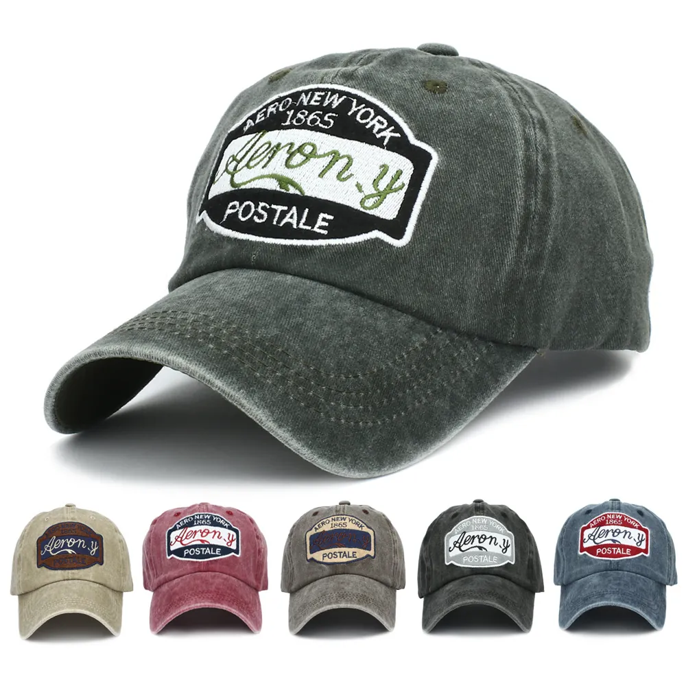 Cappello Da Baseball In Cotone Lavato Vintage Retrò Lettere Ricamate Regolabile Cappello Da Sole Protezione Uomo Donna