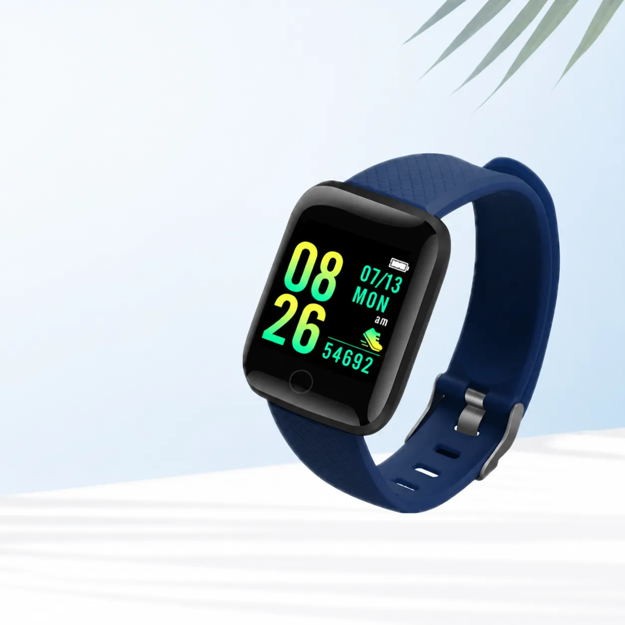 Braccialetto Fitness Tracker Intelligente Schermo A Colori Monitoraggio Frequenza Cardiaca Pressione Sonno Impermeabile IP67 Orologio Sportivo