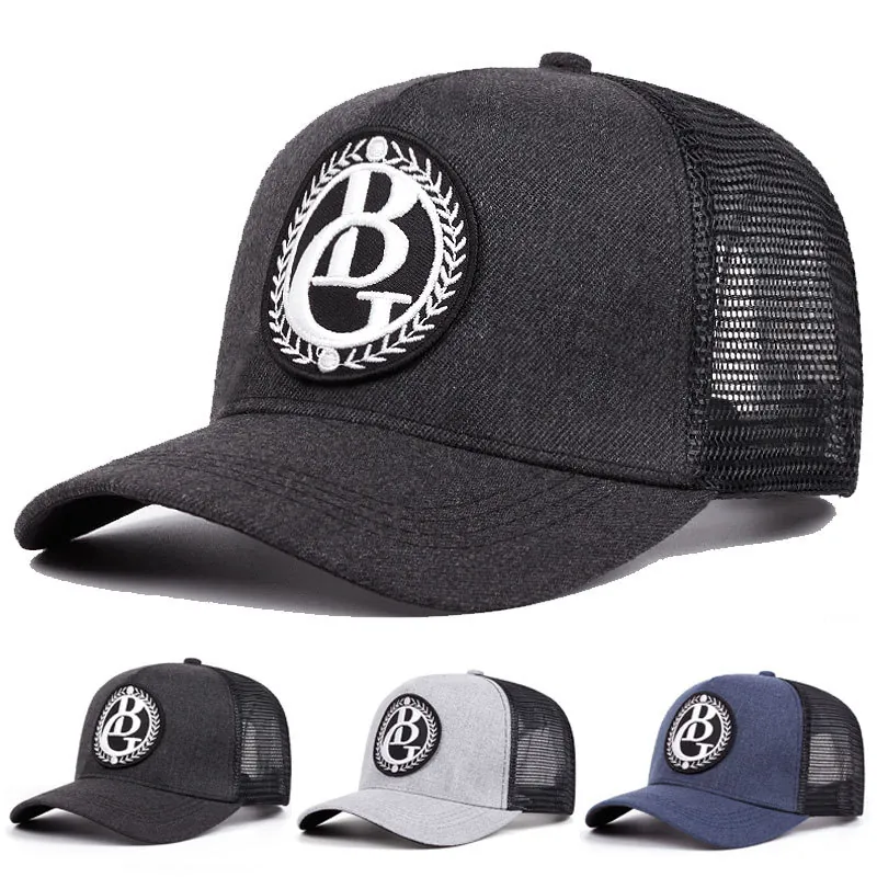 Casquette Trucker Vintage Coton Mesh Respirant Streetwear Patch Brodé Snapback Ajustable Pour Hommes Et Femmes