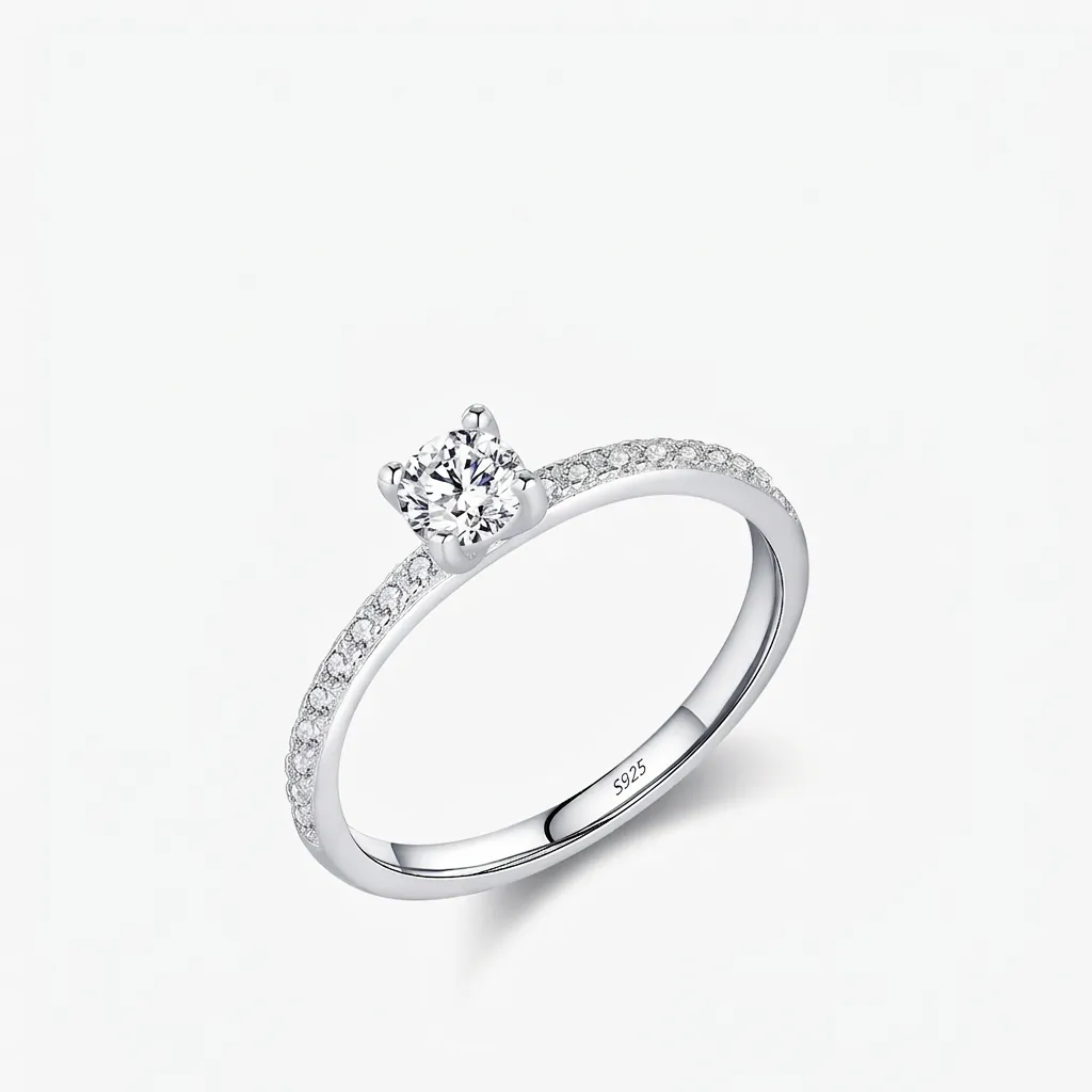 Luxus S925 Sterlingsilber Moissanit Ring Für Damen D Farbe VVS1 Rundschliff Verlobungsring Strass Band Schmuck Geschenk