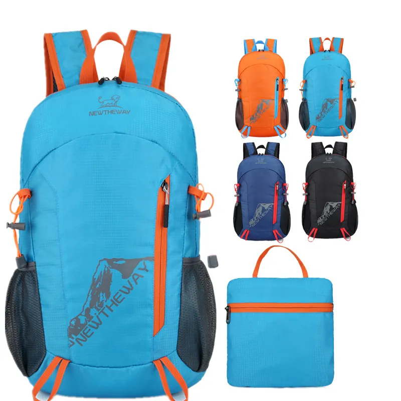 Outdoor Hiking Backpack Waterproof Lightweight Foldable Travel Daypack Large Capacity Portable Mountaineering Sports Bag Unisex