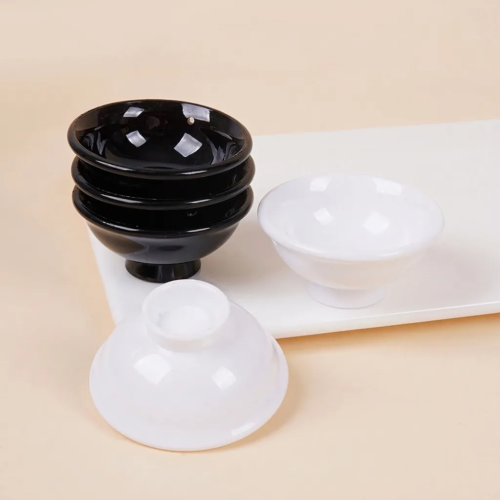 Miniature Ramen Bowl Toy Dollhouse Kitchen Tableware ABS Glossy Japanese Style Pretend Play Accessory DIY Model