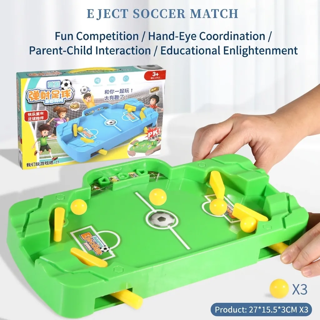Tabletop Soccer Game Ejection Desktop Football Toy Interactive Competitive Plastic Educational Sport Game For Kids
