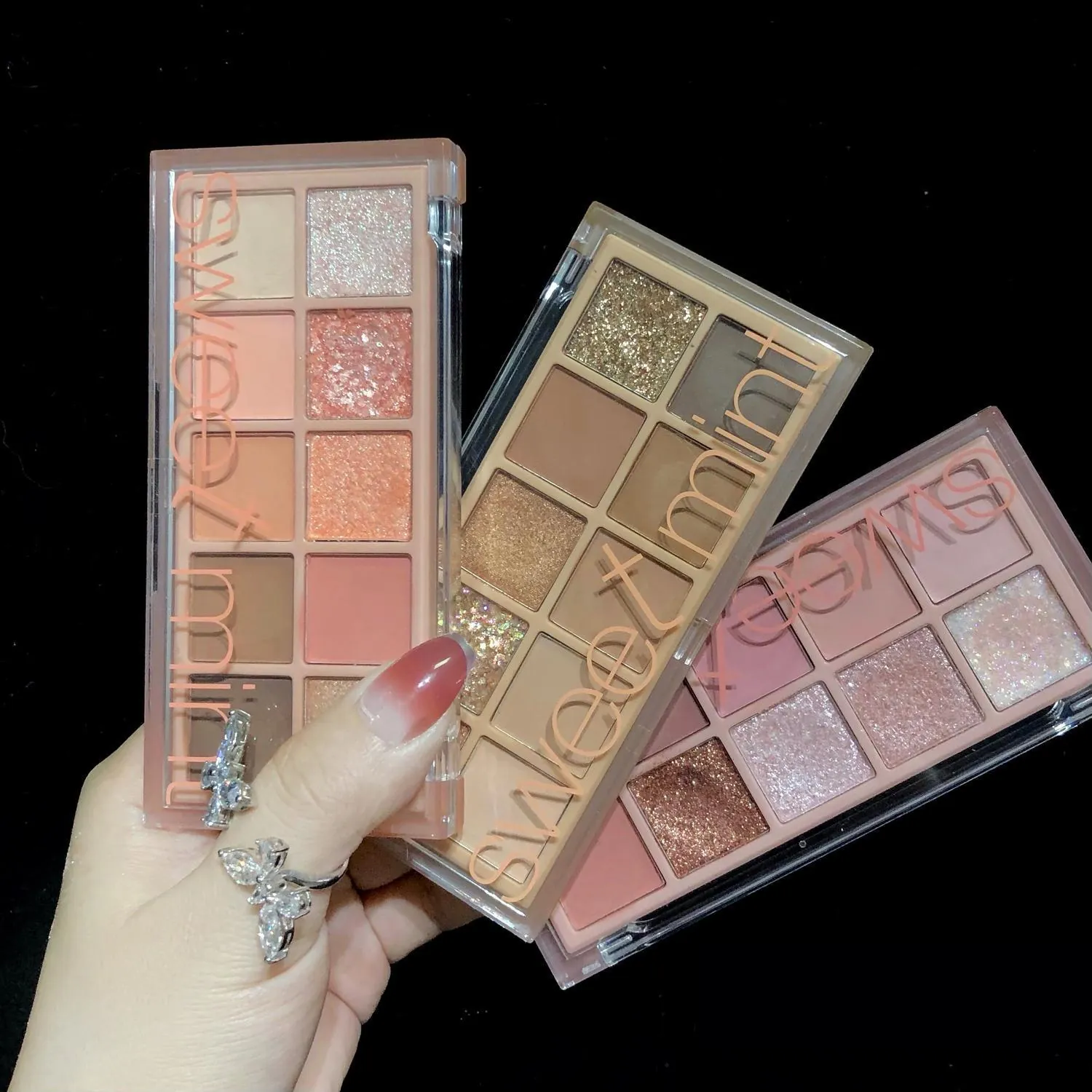 Eyeshadow Palette Multi Color Matte Shimmer Glitter Earth Tones High Pigmented Waterproof Long Lasting Eye Makeup Cosmetics