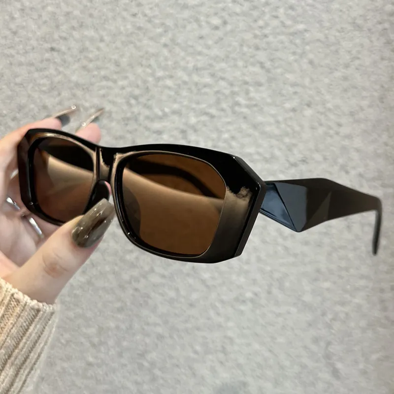 Retro Rectangle Sunglasses Women Men UV400 Protection Plastic Frame Geometric Polygon Trendy Y2K Streetwear Eyewear