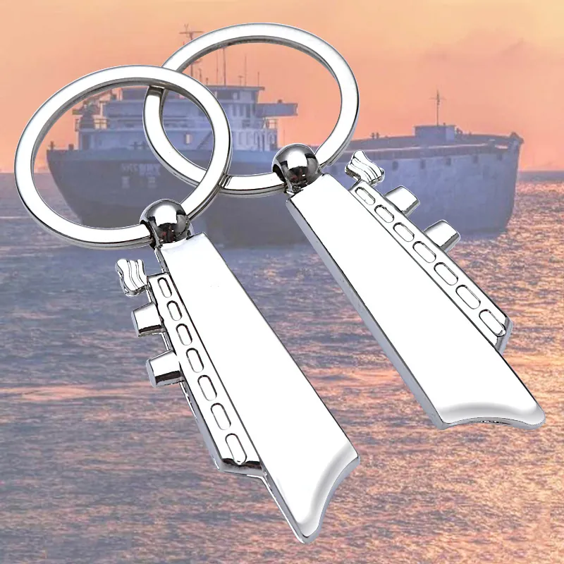 Nautical Ship Anchor Keychain Bottle Opener Zinc Alloy Metal Cruise Sailboat Helm Pendant Navy Commemorative Gift