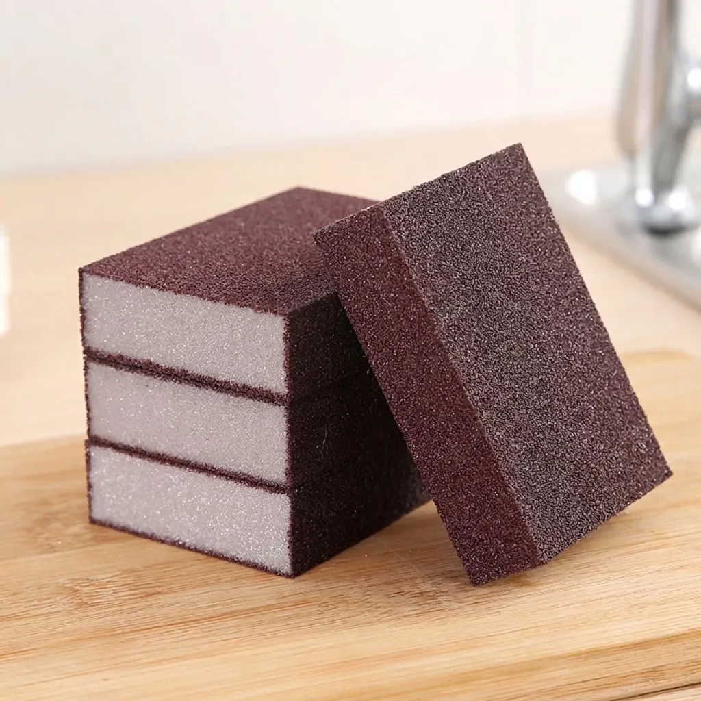 Emery Sponge Cleaning Block Kitchen Rust Remover Pot Scrubber Heavy Duty Decontamination Scrubbing Tool For Cookware