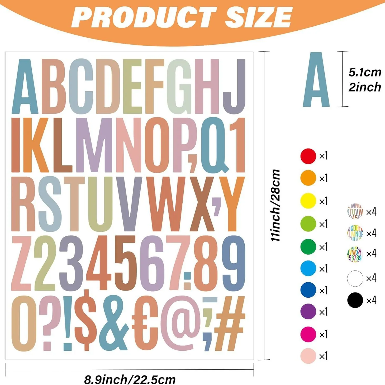 Alphabet Nummer Aufkleber Wasserdichtes Vinyl Selbstklebend Deko Für Wasserflaschen Sammelalbum Tagebuch DIY Handwerk Dekoration