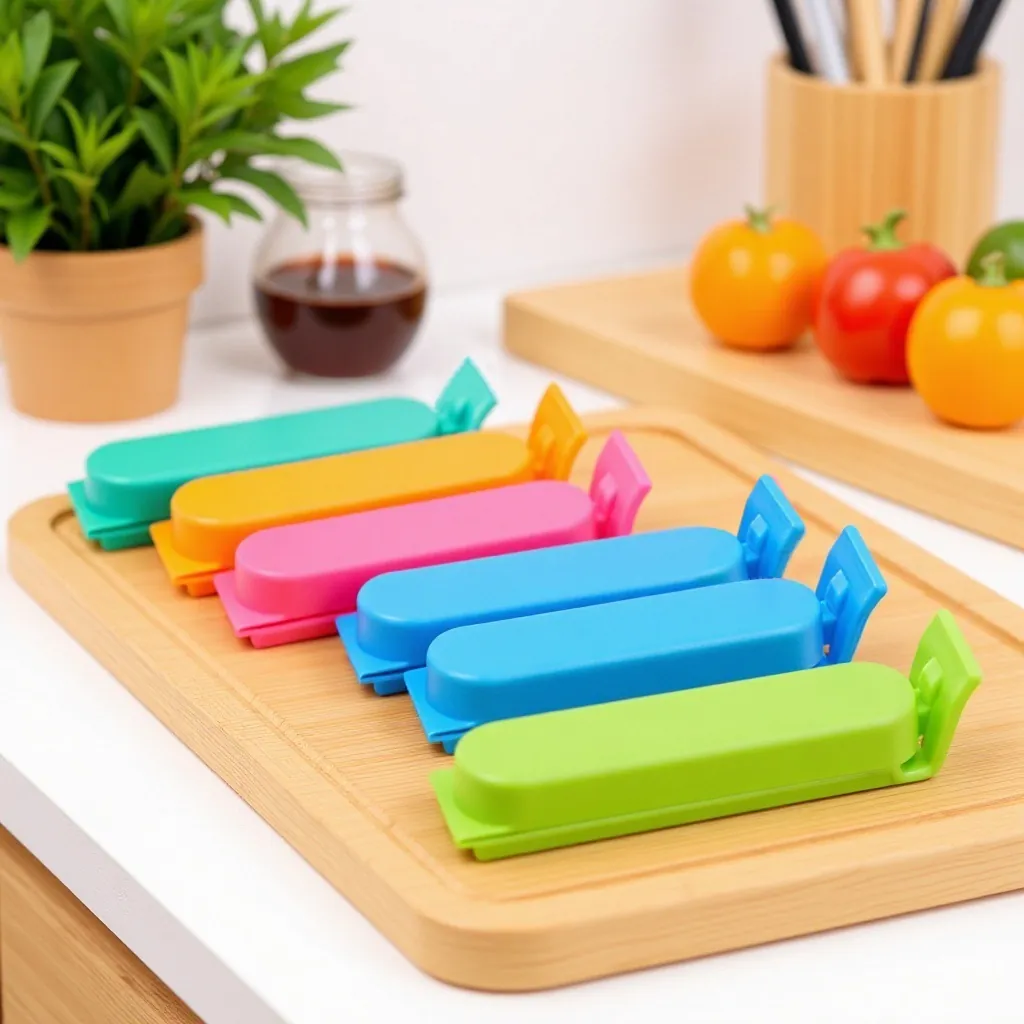 Plastic Food Sealing Clips PP Multi-color Bag Sealer For Snacks Kitchen Moisture-proof Fresh Storage
