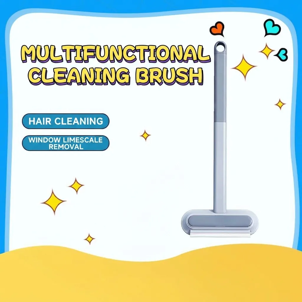 Pet Hair Remover Brush Long Handle Dual Sided Reusable Lint Scraper For Carpet Sofa Clothes Home Cleaning Tool