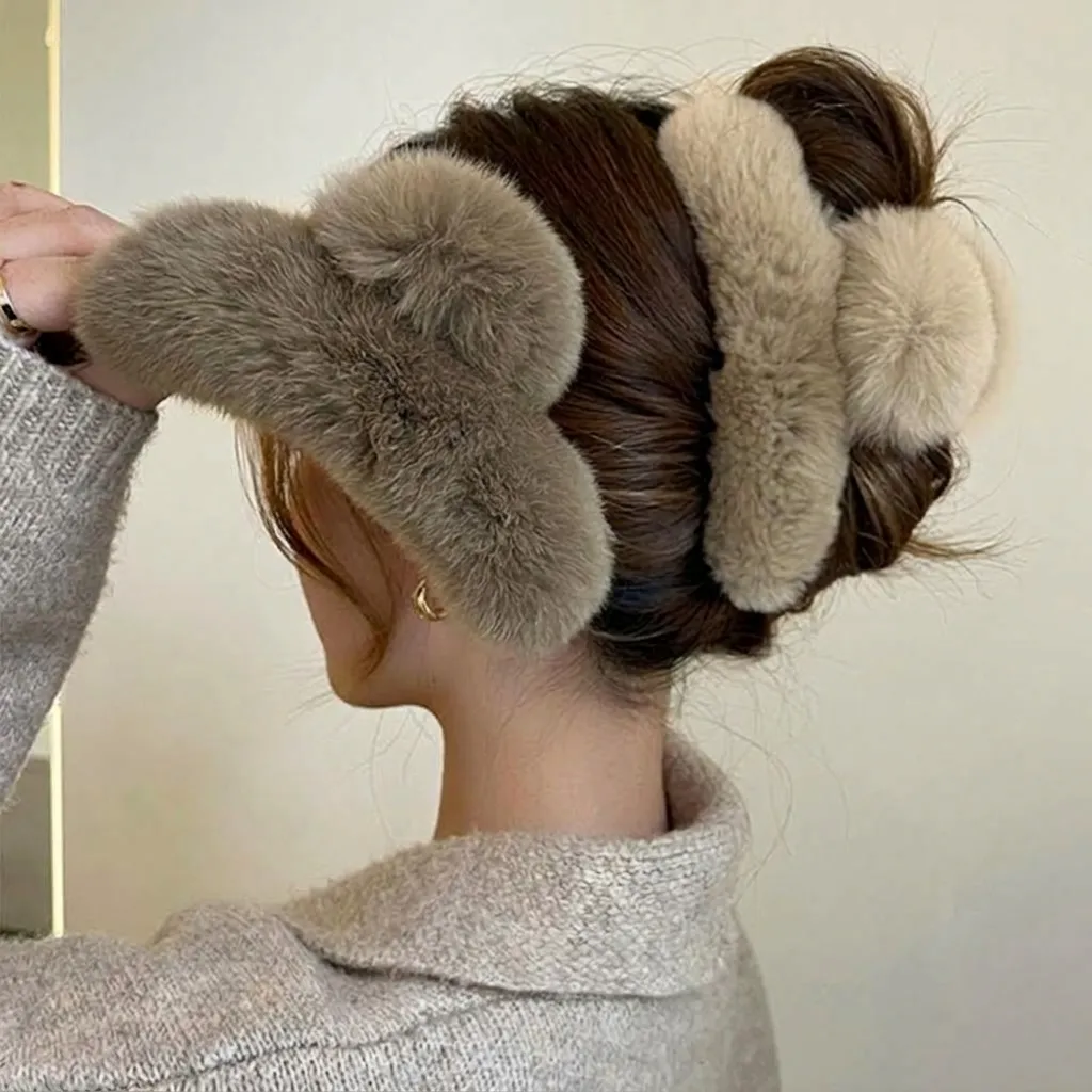 Grandi Mollette Per Capelli Presa Forte Opaco Acrilico Geometrico Antiscivolo Per Capelli Folti Stile Francese Accessori Capelli Donna