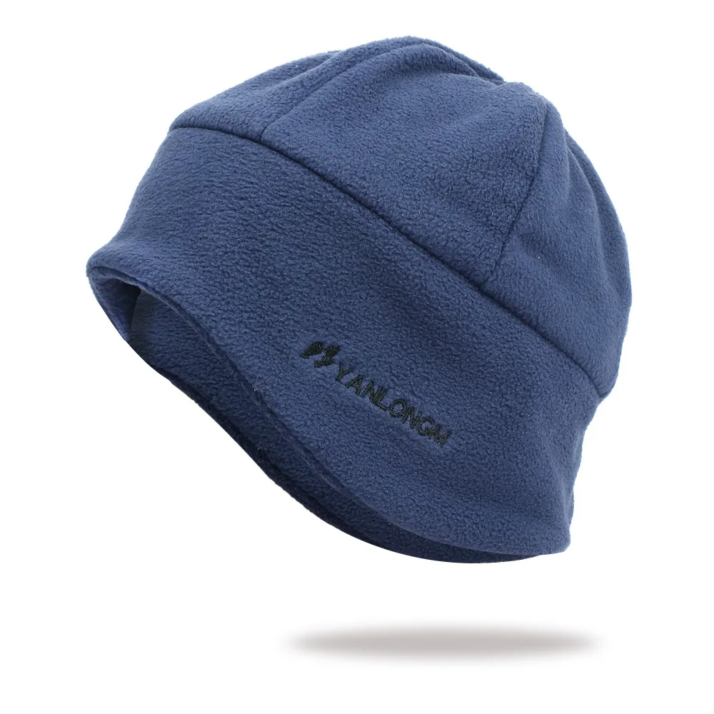 Bonnet En Polaire D'hiver Thermique Coupe-vent Extérieur Course Cyclisme Ski Sport Calotte Chaude Hommes Femmes
