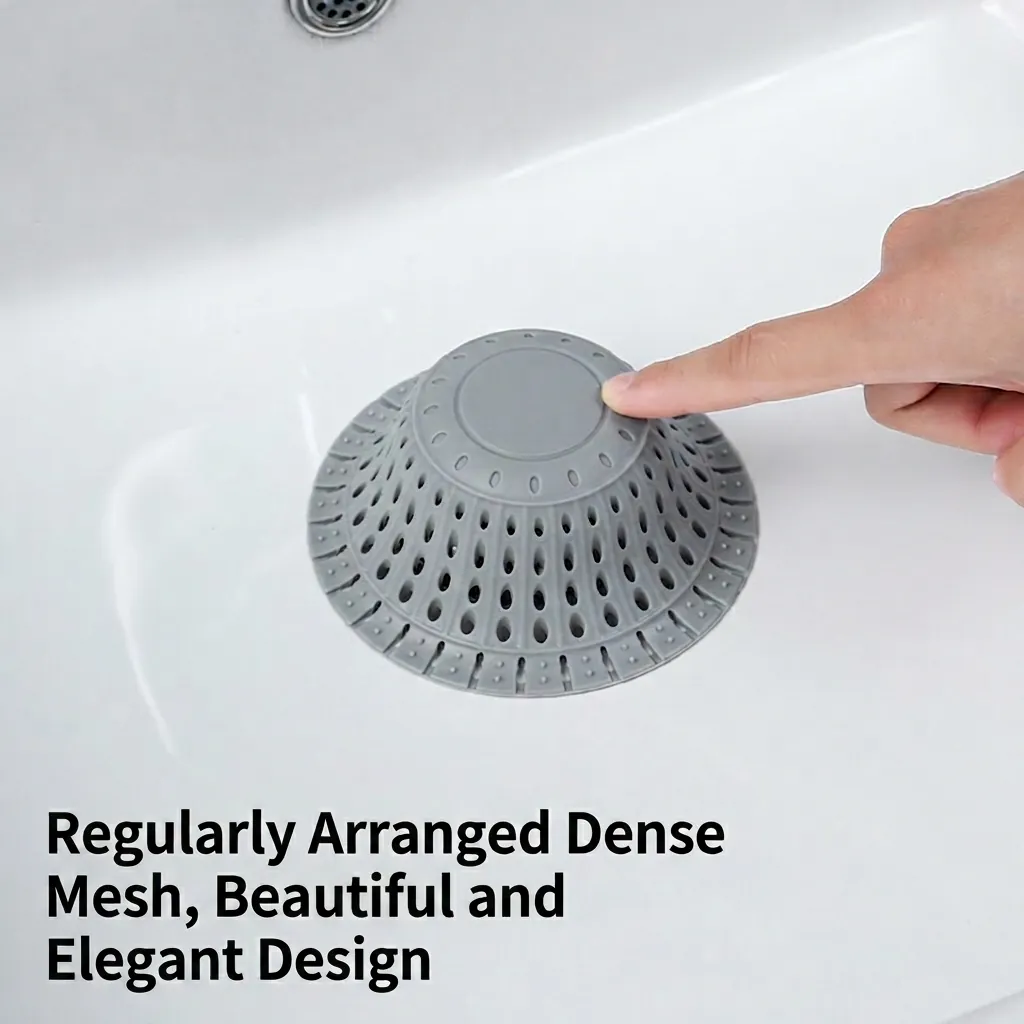 Copertura Scarico Silicone Raccogli Capelli Anti Ostruzione Filtro Lavandino Per Bagno Cucina Vasca Doccia Pavimento