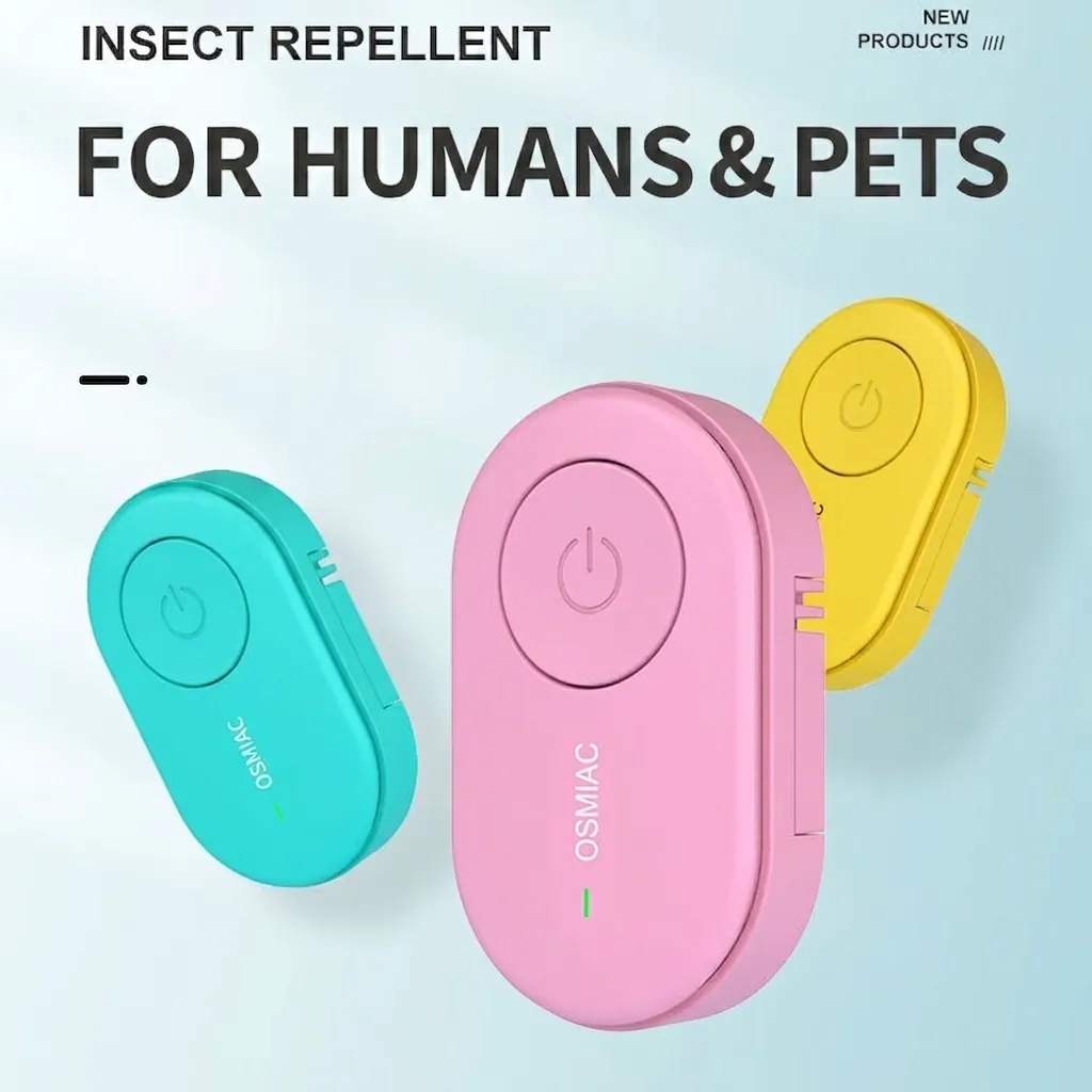 Ultraschall Schädlingsbekämpfer Tragbar Elektronisch Clip-On Insektenschutz Für Hunde Katzen Menschen Kunststoff