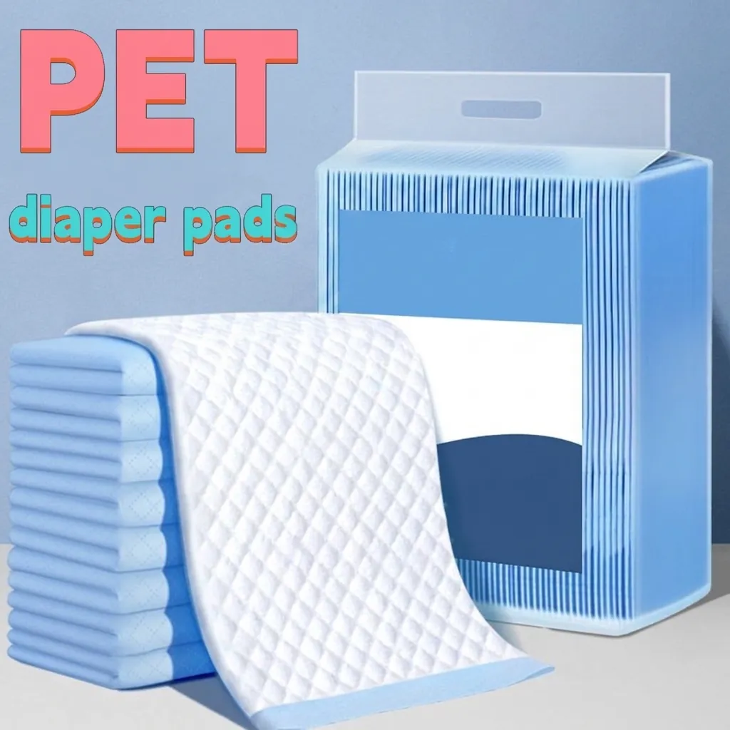Tapis Pipi Jetable pour Animal en Tissu Non Tissé Absorbant Antifuite Entrainement Chien Chiot
