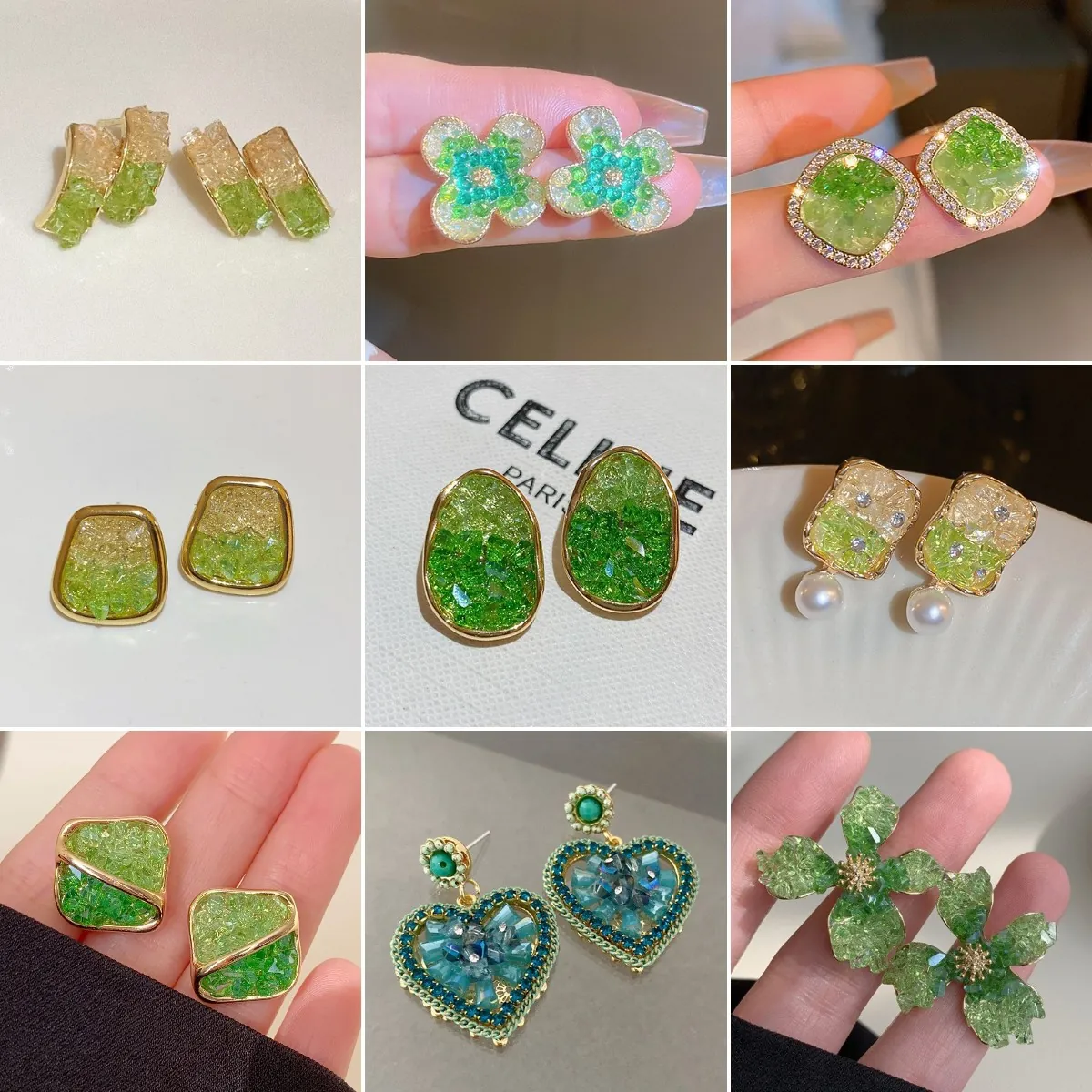 Boucles D Oreilles À Poussoir Fleur En Cristal Coloré Pour Femmes Avec Tige En Argent Sterling 925 Bijoux Floraux Uniques