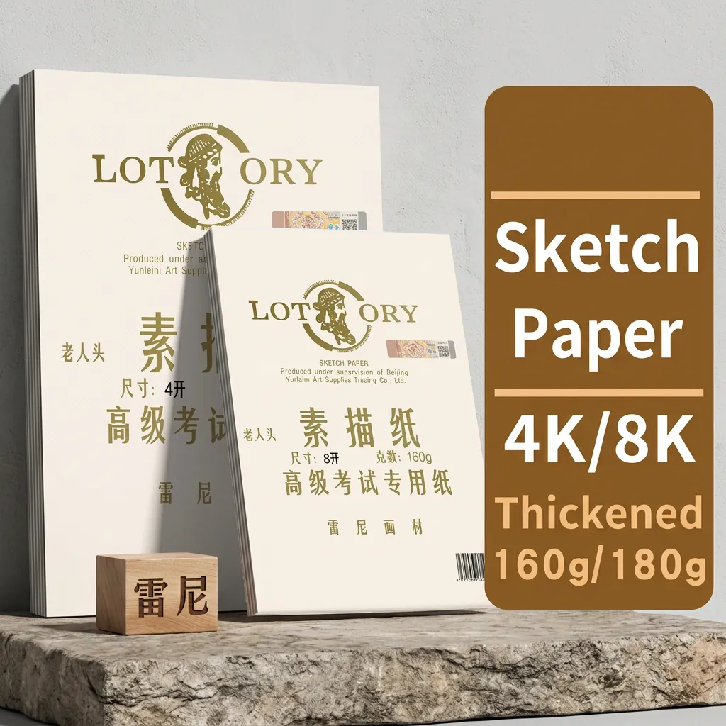 Sketching Drawing Paper Gouache Painting Professional Art Artist Student Examination Wood Pulp Smooth Texture High Quality