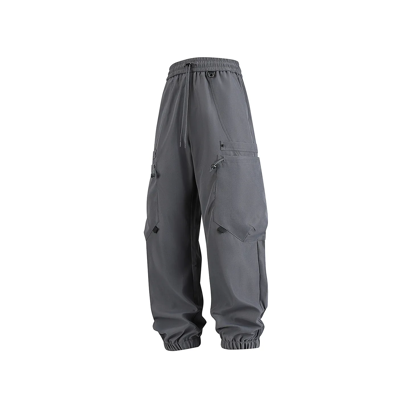 Pantalones Jogger Cargo Para Hombre Cintura Elástica Con Cordón Multibolsillos Streetwear Techwear Ajuste Holgado