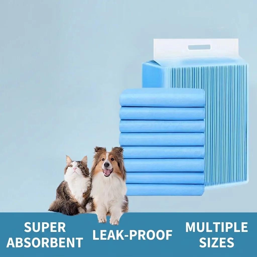 Einweg Haustier Trainingspads Aus Vliesstoff Super Saugfähig Auslaufsicher Deodorierend Verdickt Welpenpads Für Hunde Und Katzen