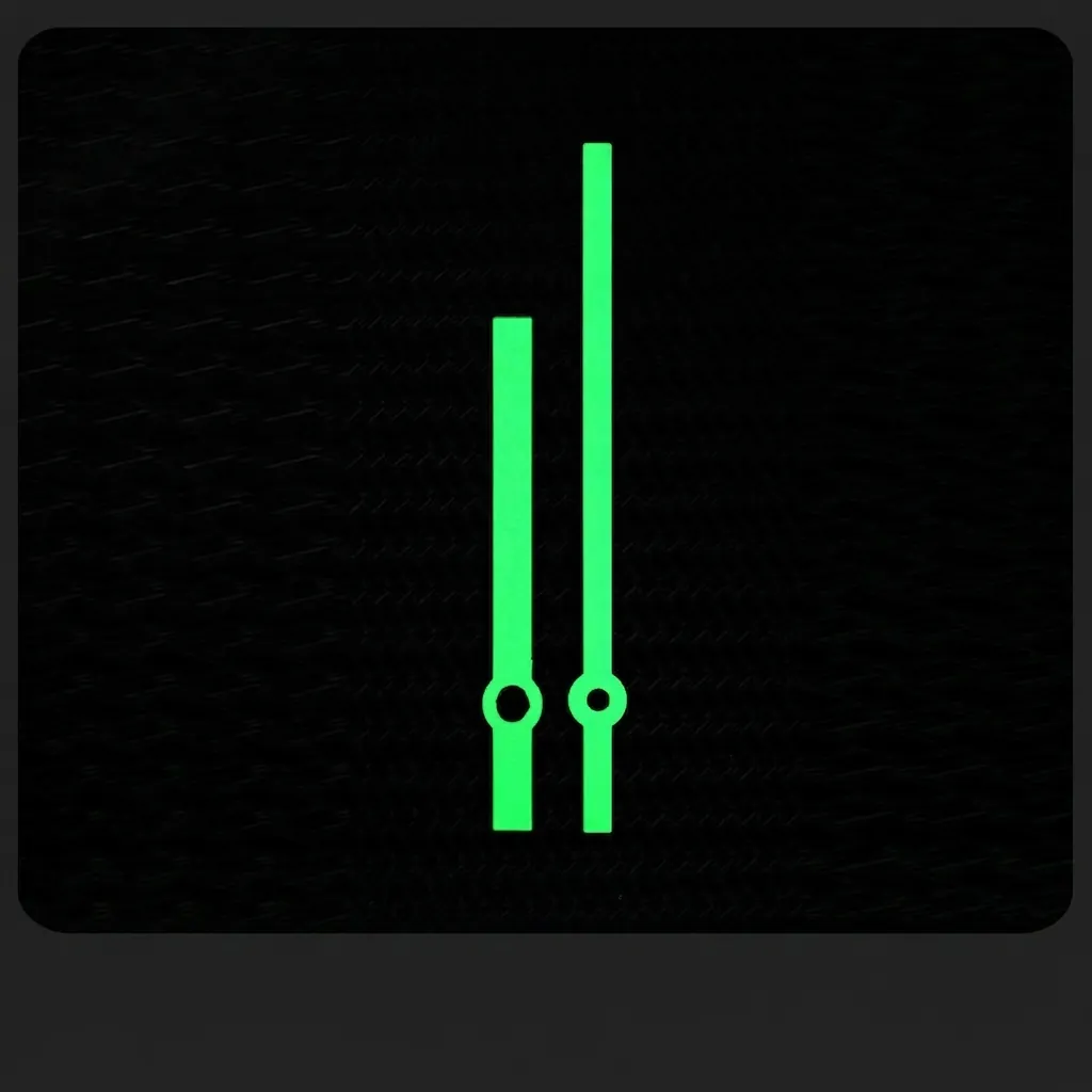 Luminous Clock Hands Aluminum Pointers Glow In The Dark Fluorescent Green Quartz DIY Clock Repair Replacement Parts