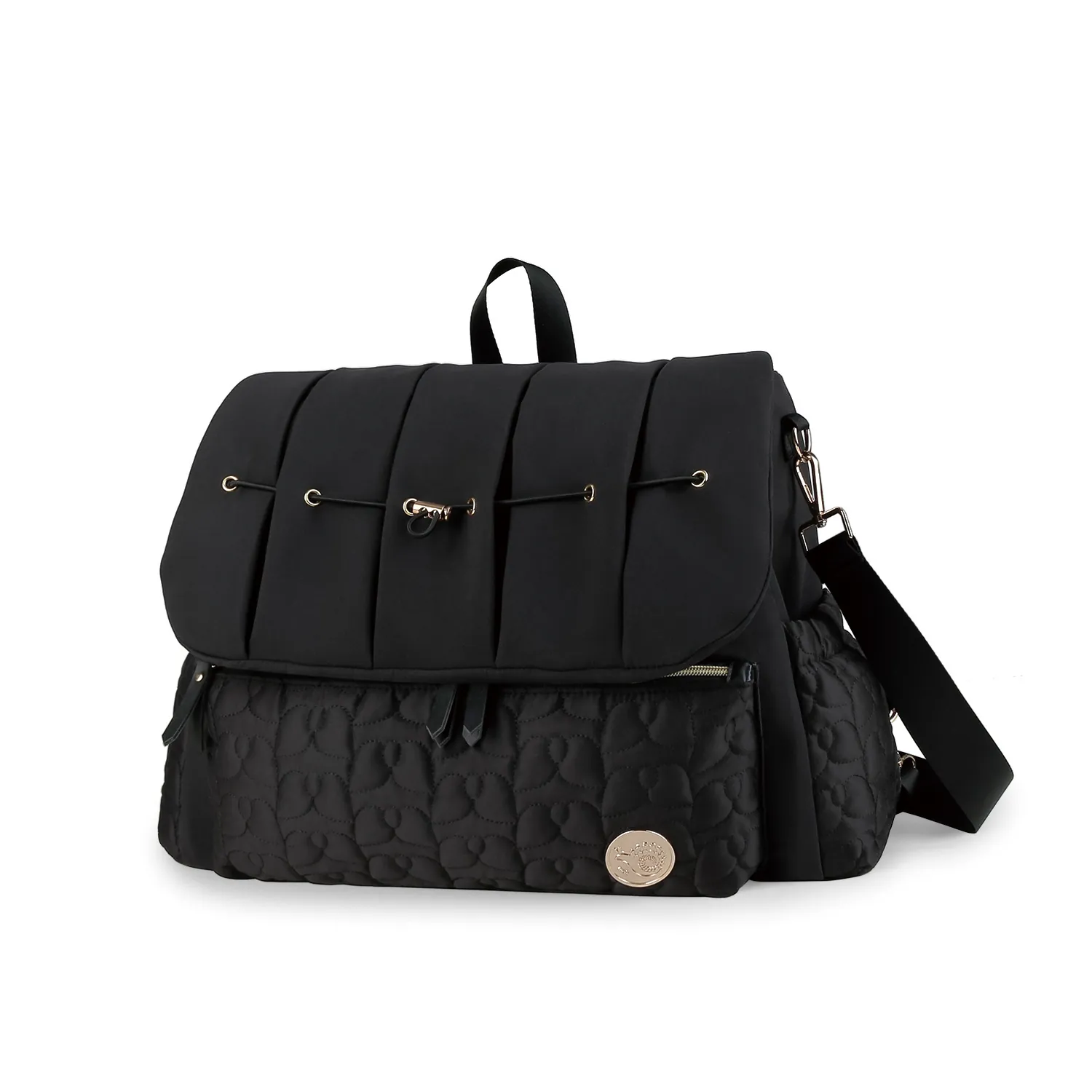 Diaper Bag Backpack Waterproof Quilted Large Capacity Multifunctional Travel Nursing Bag For Moms With Changing Pad