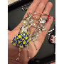 5-star customer review photo by M*****n, image 1 of 1 for Women Gold Alloy Bangle Bracelet Quartz Watch With Charms