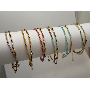 5-star customer review photo by L*****s, image 1 of 1 for Faceted Gemstone Beaded Bracelet 18K Gold Plated Copper
