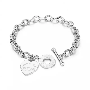 Avis client 4.3-étoile, photo par t*****s, image 27 de 30 pour Ensemble Bijoux Bracelet Jonc Coeur Et Boucles d'Oreilles Titane