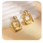 5-Sterne-Kundenbewertungsfoto von D*****s, Bild 7 von 7 für Edelstahl Offener Tropfenring Geometrischer Schmuck Für Damen