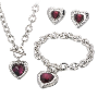 5-star customer review photo by L*****e, image 1 of 2 for 18K Gold Plated Cross Pendant Necklace with Heart Zircon