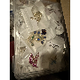 4.7-star customer review photo by K*****a, image 1 of 3 for Metal Jewelry Display Stand with Velvet Surface Organizer Tray