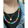 5-star customer review photo by B*****l, image 6 of 7 for Natural Stone Rondelle Spacer Beads For DIY Jewelry Making