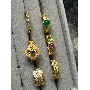 5-star customer review photo by S*****r, image 2 of 3 for Wide Cuff Bangle Bracelet With Colorful Stones For Men Women