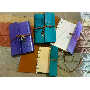 5-star customer review photo by f*****m, image 1 of 2 for Vintage PU Leather Leaf Embossed Notebook With Metal Charm