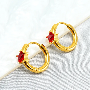 5-star customer review photo by S*****m, image 2 of 5 for 925 Sterling Silver Zirconia Stud Earrings For Women