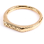 5-star customer review photo by S*****y, image 3 of 3 for Titanium Stainless Steel Twisted Rope Braided Moebius Ring