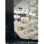 5-star customer review photo by R*****i, image 9 of 13 for Fashion Sparkly Rhinestone Large Hoop Earrings