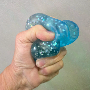 5-star customer review photo by C*****x, image 4 of 6 for Glitter Maltose Duck Squishy Stress Relief Toy