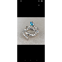 Avis client 5-étoile, photo par Κ*****ς, image 1 de 3 pour Bague Ajustable Carrée en Argent Sterling S925 avec Zircone